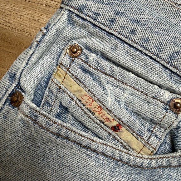 Vintage Diesel Kulter Jeans Men 31x32 Blue Straight Leg Light Wash Y2K (Tag 33) - Picture 9 of 16